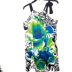 Ashley Stewart Dress Tie Shoulder Dress